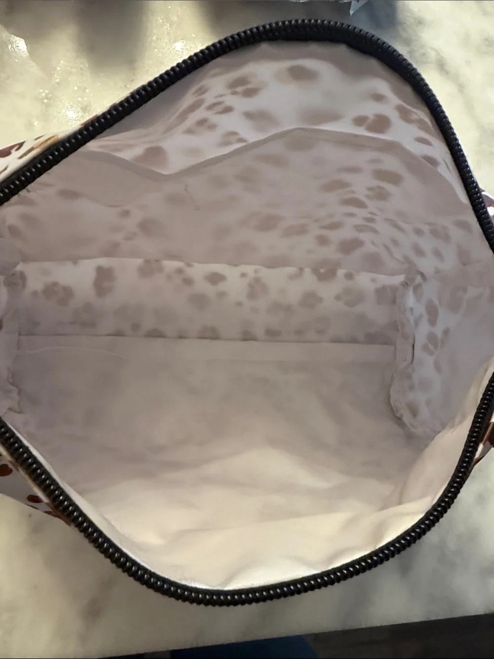 SCOUT Packin' Heat makeup bag in leopard 🐆 print pattern